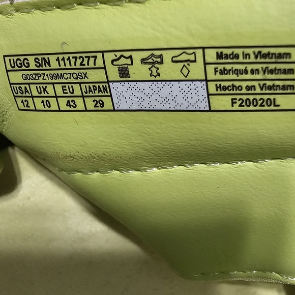 UGG Nella Slingback Platform Sandals Pollen Mesh Womens Sz 12 - Picture 7 of 7